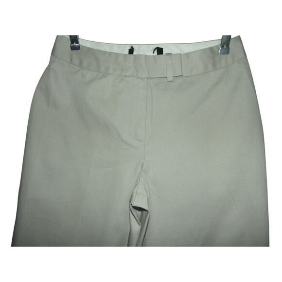 Moda International Pants 2 Stone Beige Chino wide leg Mid Rise stretch cotton - Picture 2 of 8